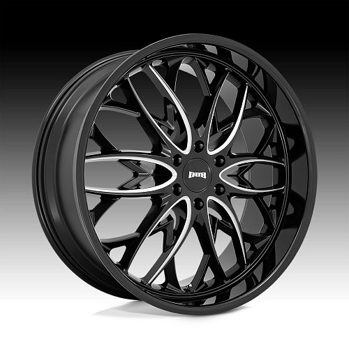 Dub OG S263 Gloss Black Milled Custom Wheels 1